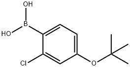 4-(t-Butoxy)-2-chlorophenylboronic acid Structure
