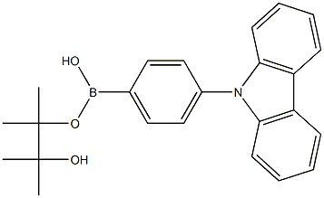 4-(9H-carbazol-9-yl)phenylboronic acid pinacol ester,,结构式