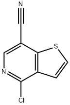 4-chlorothieno[3,2-c]pyridine-7-carbonitrile Struktur