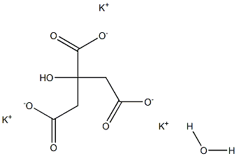 PotassiuM Citrate, Monohydrate, Crystal, Reagent 结构式
