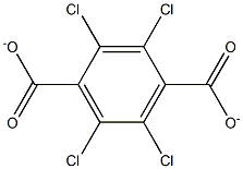 TETRACHLOROTEREPHTHALATE Structure