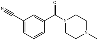 3-(4-Methylpiperazine-1-carbonyl)benzonitrile Structure