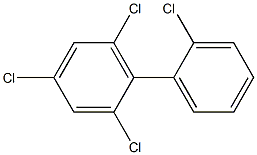 2.2'.4.6-Tetrachlorobiphenyl Solution 化学構造式