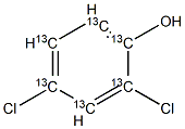 2.4-Dichlorophenol (13C6) Solution Structure