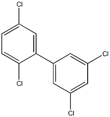 2.3'.5.5'-Tetrachlorobiphenyl Solution 化学構造式