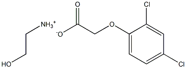 2.4-D ethanolamine salt Solution 结构式