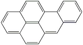 Benzo(a)pyrene solution in methanol Structure