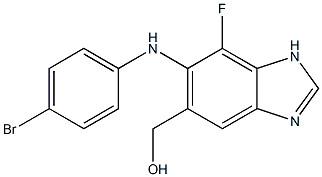 (6-(4-broMophenylaMino)-7-fluoro-1H-benzo[d]iMidazol-5-yl)Methanol