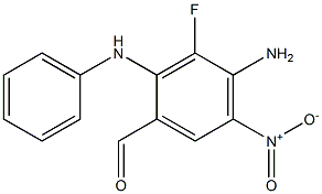 4-aMino-3-fluoro-5-nitro-2-(phenylaMino)benzaldehyde