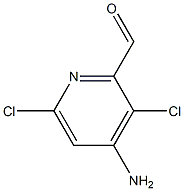 4-aMino-3,6-dichloropicolinaldehyde 结构式