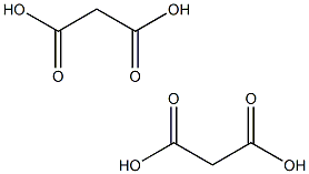 Propanedioic acid (Malonic acid) Struktur