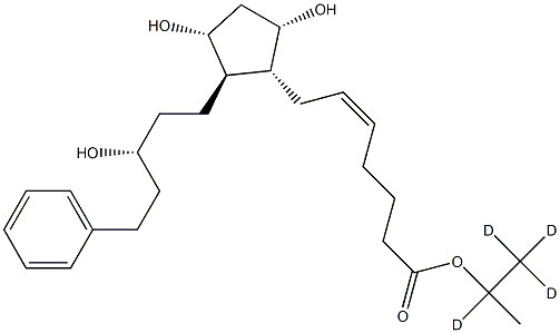 Latanoprost-d4 化学構造式