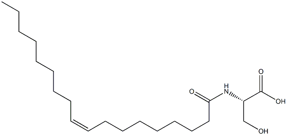 N-Oleoyl-L-Serine Struktur