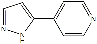 4 - (1H -5-吡唑基)吡啶 结构式