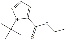 1 - 叔丁基- 1H -吡唑-5 - 羧酸乙酯, 1416372-55-8, 结构式