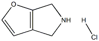 5,6-二氢-4H-呋喃并[2,3-C]吡咯盐酸盐, , 结构式