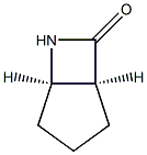 顺式-6-氮杂双环[3.2.0]庚烷-7-酮,,结构式