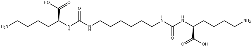 (5S,18S)-1,22-二氨基-7,16-二氧代-6,8,15,17-四氮杂二十二烷-5,18-二甲酸, 1417789-80-0, 结构式