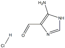 5-aMino-1H-iMidazole-4-carbaldehyde hydrochloride,,结构式