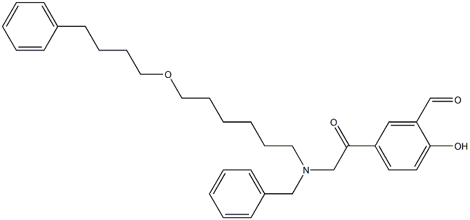 5-(2-(benzyl(6-(4-phenylbutoxy)hexyl)aMino)acetyl)-2-hydroxybenzaldehyde