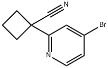 1-(4-broMopyridin-2-yl)cyclobutanecarbonitrile|1-(4-溴吡啶-2-基)环丁烷甲腈