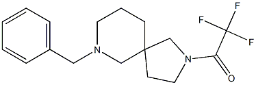 1-(7-benzyl-2,7-diazaspiro[4.5]decan-2-yl)-2,2,2-trifluoroethanone Structure