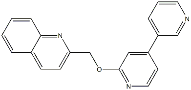 2-(([3,4'-bipyridin]-2'-yloxy)Methyl)quinoline 结构式