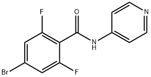 501442-61-1 4-broMo-2,6-difluoro-N-(pyridin-4-yl)benzaMide