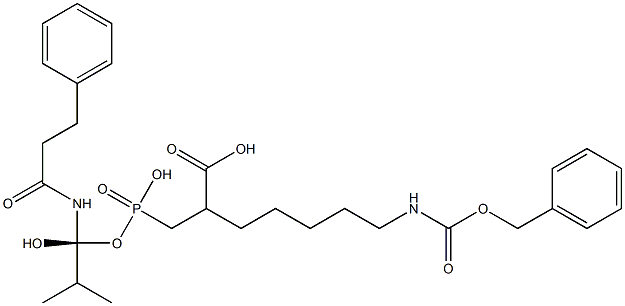 7-(((benzyloxy)carbonyl)aMino)-2-((hydroxy((R)-2-Methyl-1-(3-phenylpropanaMido)propyl)phosphoryl)Methyl)heptanoic acid