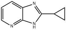 2-cyclopropyl-3H-iMidazo[4,5-b]pyridine Struktur