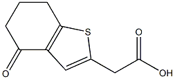 2-(4,5,6,7-tetrahydro-4-oxobenzo[b]thiophen-2-yl)acetic acid