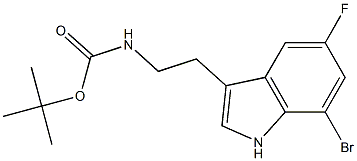 [2-(7-BroMo-5-fluoro-1H-indol-3-yl)-ethyl]-carbaMic acid tert-butyl ester