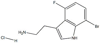 2-(7-BroMo-4-fluoro-1H-indol-3-yl)-ethylaMine hydrochloride