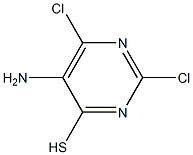 5-aMino-2,6-dichloropyriMidine-4-thiol Structure