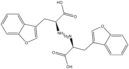 D-3-(3-benzofuranyl)-Alanine D-3-(3-benzofuranyl)-Alanine 结构式