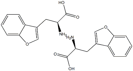 DL-3-(3-benzofuranyl)-Alanine DL-3-(3-benzofuranyl)-Alanine Struktur