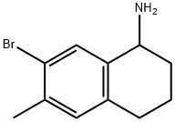 7-BroMo-6-Methyl-1,2,3,4-tetrahydronaphthylaMine Structure