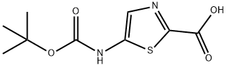 5-(Boc-aMino)thiazole-2-carboxylic acid Struktur