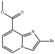 Methyl 2-broMoiMidazo[1,2-a]pyridine-8-carboxylate Struktur