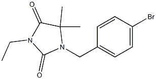 1-(4-broMobenzyl)-3-ethyl-5,5-diMethyliMidazolidine-2,4-dione