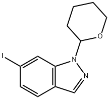 6-碘-1-(四氢-2H-吡喃-2-基)-1H-吲唑,1266386-30-4,结构式