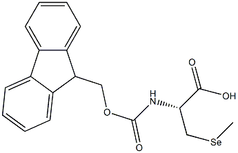 FMoc-D-3-(Methylseleno)-L-alanine Struktur