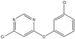 4-(3-chlorophenoxy)-6-chloropyriMidine 结构式