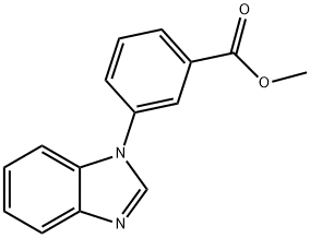 Methyl 3-(1H-benzo[d]iMidazol-1-yl)benzoate 结构式