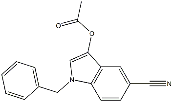  Acetic acid 1-benzyl-5-cyano-1H-indol-3-yl ester