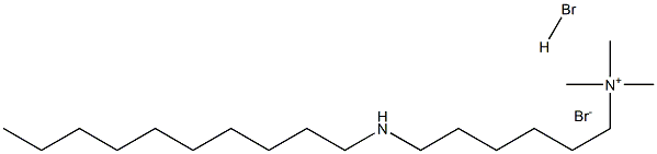 6-(DecylaMino)hexyltriMethylaMMoniuM BroMide HydrobroMide,,结构式