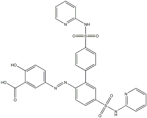 5-[[2-[4-(2-PyridylsulfaMoyl)phenyl]-4-(2-PyridylsulfaMoyl)phenyl]azo]salicylic Acid