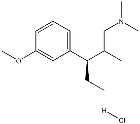 (3R)-3-(3-Methoxyphenyl)-N,N,2-triMethylpentan-1-aMine (Hydrochloride) Structure