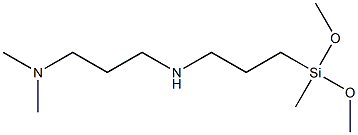 N-二甲氨丙基-氨丙基甲基二甲氧基硅烷, , 结构式