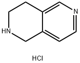1,2,3,4-Tetrahydro-2,6-naphthyridine hydrochloride Structure